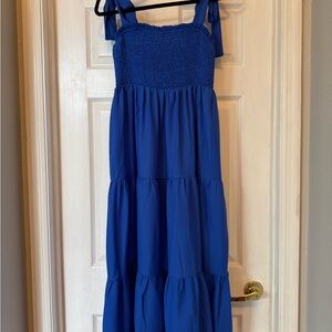 Cupshe Royal Blue Kids Dress